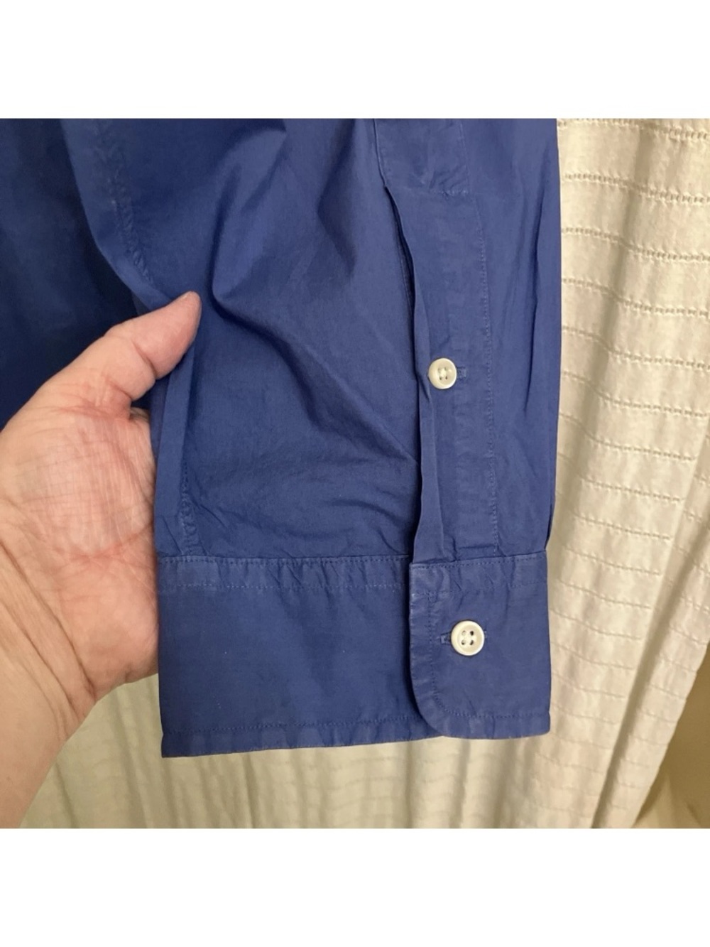 Ralph Lauren Men's Blue Long Sleeve Button Down Cotton Yellow Horseman Sz 2X GUC - Picture 5 of 6